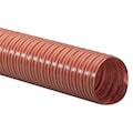 Flexaust Co Ducting Hose, 12 ft L, Red 2650225012