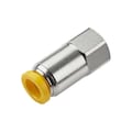 Parker 62PLMBH-6M-pk20 Prestolok PLM Metal Push-to-Connect Fitting, Tube to Tube