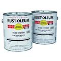 Rust-Oleum Epoxy Activator and Finish Kit, SAFETY YELLOW, Semi-gloss, (2) 1 gal, 100 to 175 sq ft/gal 9144402-4430
