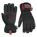 Condor Cold Protection Gloves, PVC, L, Black, PR 2ZA27
