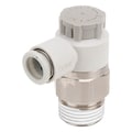 Smc Speed Control Valve, 8mm Tube, 1/4 In AS2201F-02-08SA