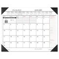At-A-Glance 22 x 17" Two-Color Monthly Desk Pad Calendar, White AAGSK117000
