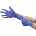 Ansell Fully Textured Disposable Gloves, Nitrile, Powder Free, Cobalt Blue, L, 100 PK N273