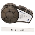 Brady Aggressive Adhesive Multi-Purpose Nylon Labels, 3/8 in W x 16 ft L, Black on White M21-375-499