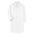 Red Kap Mens White Lab Coat W/ Grippers KP18WH LN XL