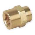 Parker Brass Pipe Fitting, FNPT x FNPT, 3/8" Pipe Size 6-6 FHC-B