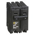 Square D Miniature Circuit Breaker, 40 A, 120/240V AC, 2 Pole, Plug In Mounting Style, HOM Series HOM240