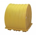 Eagle Mfg Rotary Top Covered Drum Spill Containment Pallet, 66 gal. Spill Capacity, 4 Drum, 6000 lb. 1646RTC