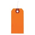 Zoro Select 1-5/8" x 3-1/4" Orange Paper Wire Tag, Pk1000 1GYY2