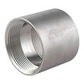 Zoro Select 304 Stainless Steel Coupling, 1 in x 1 in Fitting Pipe Size, Female NPT x Female NPT, Class 150 40FC111N010