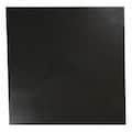 Zoro Select 3/16" Comm. Grade Neoprene Rubber Sheet, 12"x12", Black, 60A BULK-RS-N60-25