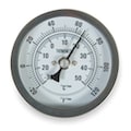 Zoro Select Bimetal Thermom, 3 In Dial, -20 to 120F 1NFX8