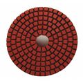 Onfloor Dry Concrete Polishing Pad, 3 In, Red, PK9 223697