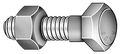 Zoro Select A325 Type 1, 5/8"-11 Structural Bolt, Plain Steel, 5 1/2 in L, 275 PK 5CKU8