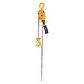Harrington 7/8 in. Hook Opening Lever Chain Hoist with 10 ft. Hoist Lift and 1500 lbs. Load Capacity LB008-10