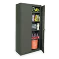 Zoro Select 24 ga. ga. Steel Storage Cabinet, 36 in W, 72 in H, Stationary 1UEZ7