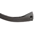 Techflex Braided Sleeving, 0.250 In., 100 ft., Black, Temp. Range: -49 Degrees to 302 Degrees F F6N0.25BK100