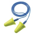 3M E-A-R Push-Ins Disposable Corded Ear Plugs, Bullet Shape, NRR 28 dB, Blue, 200 Pairs 318-1009