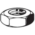 Zoro Select Jam Nut, 1/2"-20, Carbon Steel, Grade A, Zinc Plated, 5/16 in Ht, 50 PK U11380.050.0001