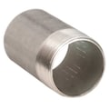 Zoro Select 1-1/2" MNPT x 3" TOE Stainless Steel Pipe Nipple Sch 40 T6WNH4