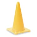 Zoro Select Traffic Cone, 18 In.Yellow 1YBW6