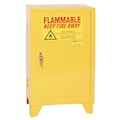 Eagle Mfg Flammable Safety Cabinet, 12 gal., Yellow 1925LEGS