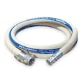 Zoro Select Food Hose, 1 In ID x 10 Ft, w/Couplers 1ZNG4