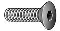 Zoro Select #10-32 Socket Head Cap Screw, Black Oxide Steel, 3/8 in Length, 100 PK FHSFIA-100037USA-100BX