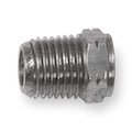Aignep Usa Nickel Plated Brass Reducing Bushing, MNPT x FNPT, 1/8" x 10"-32 Pipe Size 82280N-02-32