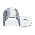 Zoro Select One Hole Clamp, 1/2 In Pipe Sz, Steel 0070050EG