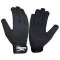 Condor Mechanics Gloves, L, Black, Polyester/Spandex/Foam 10D868