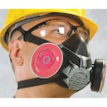 Msa Safety Half Mask Respirator Kit, L, Black 10X303-4LN03