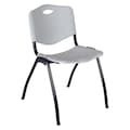 M M Stack Chair, Gray 4700GY