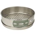 Advantech Manufacturing Sieve, #6, S/S, 8 In, Full Ht 6SS8F