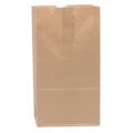 Zoro Select Grocery Bag Flat Bottom 6# Brown, Pk500 71006