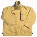 Fire-Dex Turnout Coat, Tan, 2XL, Cotton FS1J00S2