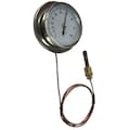 Zoro Select Analog Panel Mt Thermometer, 0 to 100F 13G233