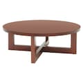 Regency RoundChloe Coffee Tables, 37W, 37L, 13H, WoodTop, Cherry HWTC3713CH