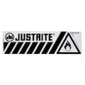 Justrite Safety Band Label, 3-1/2 In. H, 12 In. W 29005