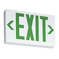 Lithonia Lighting Exit Sign, 3.80W, Green, 2 Faces EXG