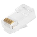 Monoprice Modular Plug, RJ45, With Insert, PK100 7266