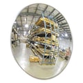 Zoro Select Indoor Convex Mirror, 26 Dia, Acrylic SCVI-26Z