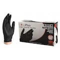 Gloveplus Disposable Gloves, Nitrile, Powder Free, Black, S, 100 PK GPNB42100BX