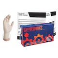 Gloveworks Disposable Gloves, Latex, Powder Free, Ivory, XS, 1000 PK TLF40100CS