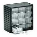 Treston Small Parts Drawer Unit with 12 Drawers, Polypropylene, Galvanised Steel, Polystyrene, 310mm W x 294-3