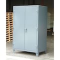 Strong Hold 12 ga. ga. Steel Storage Cabinet, 48 in W, 72 in H, Stationary 46-304