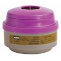 Honeywell North Combination Cartridge/Filter, Multi-Contaminant Cartridge/P100, Threaded, Magenta/Olive, 1 Pair 75SCP100L