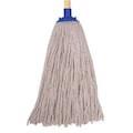 Tough Guy 16 in String Wet Mop, 12 oz Dry Wt, Screw On Connection, Cut-End, Beige, Cotton 16W215
