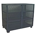 Jamco 12 ga. Steel Storage Cabinet, 60 in W, 54 in H, Stationary MC460BL