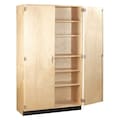 Diversified Spaces Maple Storage Cabinet, 48 in W, 84 in H GSC-22